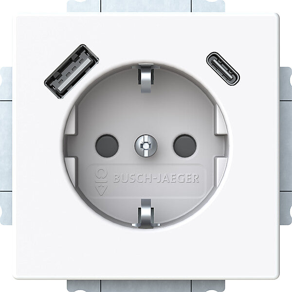 Busch-Jaeger SCHUKO Steckdose SB-A+C 20 EUCB2USBAC-84